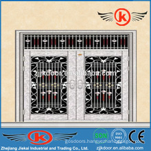 JK-SS9820 used exterior double door design apartment stainless door